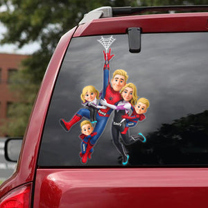 Sticked On Family Fun Car Decal - Personalized Gifts For Family 05qhqn040826