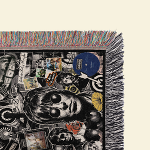 The Oasis Band Vintage Woven Blanket - Personalized Gifts For Music Lovers 03HUDH241026