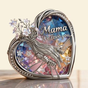 Mom & Children Holding Hands Love Acrylic Plaque - Personalized Gifts For Mom 04qhlu120326