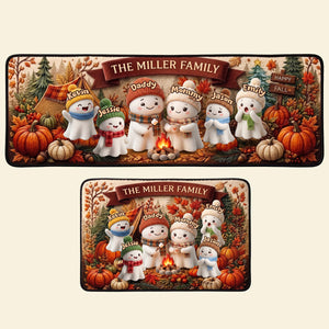 Lovely Boo Family Bonfire Runner Rug - Personalized Gift For Family 03tota290826