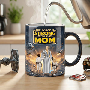 Strongest Warrior Mom And Kids Magic Mug - Personalized Gifts For Moms 03natn200426