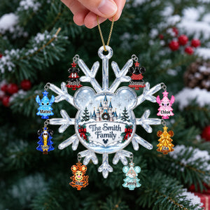Snowy Christmas Memories Ornament - Personalized Gifts For Family 02OHDT080926