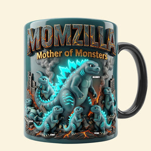 Giant Creature Mom Magic Mug - Personalized Gifts For Mothers 04natn110426