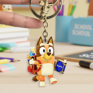 Little Dog Keychain - Personalized Gifts For Kids 02ohpu140625