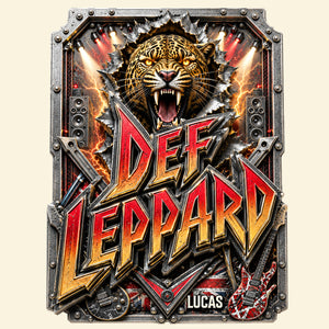 Def Leppard Metal Sign - Personalized Gifts For Rock Lovers 03natn130726