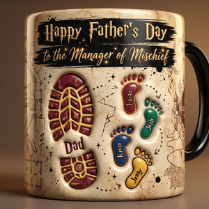 The Best Dad Heat Changing Mug - Personalized Gifts For Dads 02nadt220526