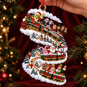 The Train Christmas Ornament - Personalized Gifts For Christmas 09ohdt191026