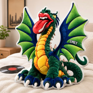 Funny Dragon Pillow - Personalized Gifts For Music Lover Pillow 03NADH131026