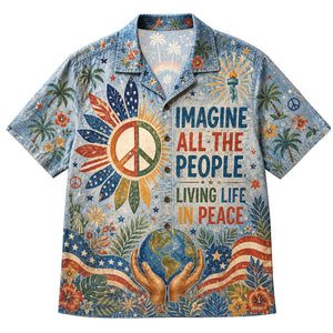 Peace Hawaiian Shirt - Personalized Gifts For Peace Lovers 06paqn180626