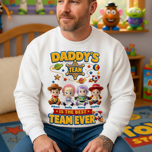 The Best Team Ever Shirt - Personalized Gifts For Dad 01paqn160526
