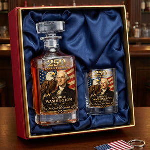 250th Anniversary Decanter Set - Personalized Gifts For Drinking Lovers 04huqn240226