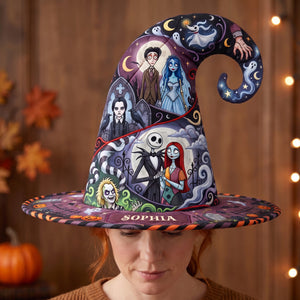 Macabre Quilted Witch Hat - Personalized Gifts For Witch Lover 04haqn130826