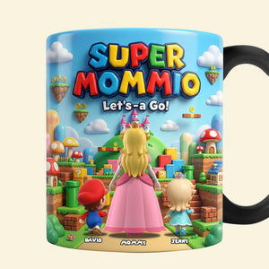 Level Up Motherhood Magic Mug - Personalized Gifts For Mom 03NATN110426