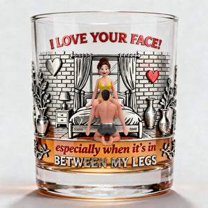 Personalized Funny Valentine Gifts For Him 11oz Round Glass 04ohtn210126