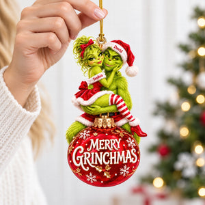 Naughty Couple Christmas Ornament - Personalized Gifts For Couple 09tyqn061026