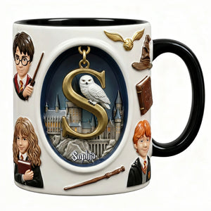 Alphabet Initial Letter Coffee Mug Personalized Gifts For Fans 01natn230126
