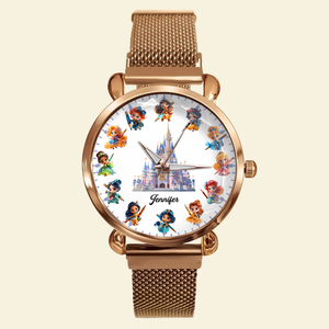 Personalized Gifts For Princess Fans Mesh Strap Quartz Watch 03TGPU180725
