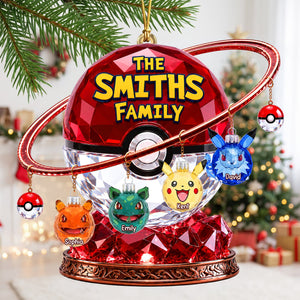 Creature Family Christmas Ornament - Personalized Gifts For Family 06ohqn030926