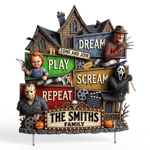 Come And Join! Horror Night Yard Sign - Personalized Halloween Gift For Horror Lovers 03patn030826