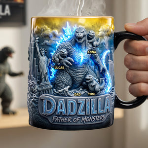 Arc Giant Creature Dad Magic Mug - Personalized Gifts For Dads 02qhdt160526