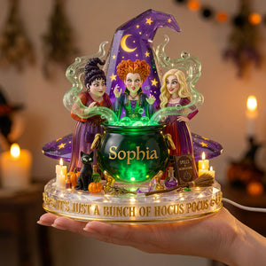 Mystic Sisters Acrylic Light Box - Personalized Gift For Witch Lovers 03NADT210726