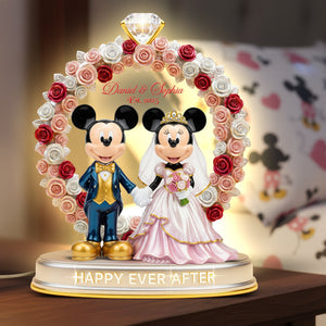 Happy Ever After Light Box Personalized Gifts For Couple 05PGQN281125