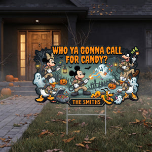 Sweet Treat Squad Yard Sign - Personalized Halloween Gift For Family 03HAQN100826