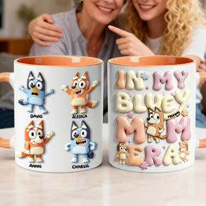 Adorable Characters Mom Era Accent Mug - Personalized Gifts For Mothers 03kilu240226