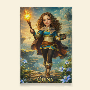 Strong Girl Custom Photo Canvas Print - Personalized Gifts For Her 01huqn260226
