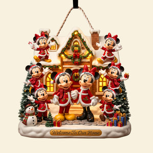 Family Christmas Wood Sign - Personalized Gifts For Family 01pgqn291025