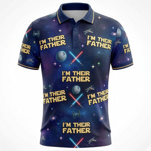 I Am The Father Polo Shirt - Custom Photo Gifts For Dads 05natn080526