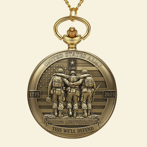Anniversary Pocket Watch - Gift For Army 04OHPU300625