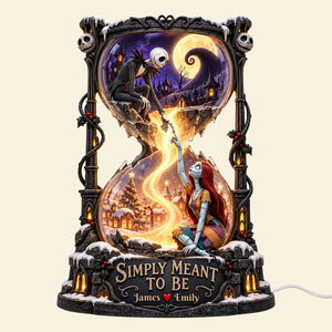 Gothic-Style Hourglass Acrylic Light Box - Personalized Christmas Gifts For Couples 07hadt241026