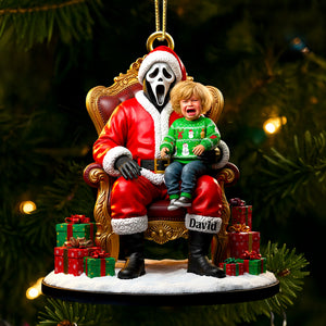 Horror Santa Custom Photo Ornament Christmas Gifts 01DTDT100925