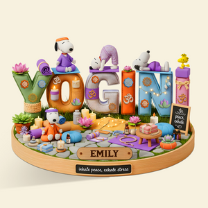 Yogini Acrylic Plaque - Personalized Gifts For Yoga Practitioner 02ohpu160625