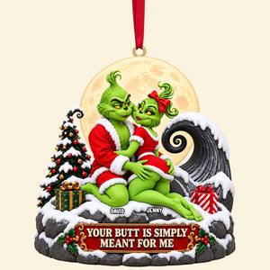 Funny Naughty Couple Xmas Ornament - Personalized Gifts For Couple 06OHTN191026