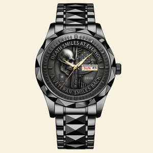 Fierce Military Skull Luxury Men's Watch Personalized Gifts For Veteran 04qhtn240725-Homacus