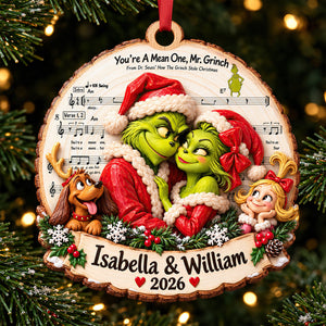 You’re A Cheeky One Christmas Ornament - Personalized Gifts For Couple 05HUDT221026
