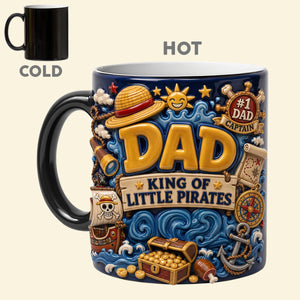 Adventure Captain Dad Magic Mug - Personalized Gift For Dads 01PATN210526