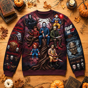 Midnight Slasher 3D Shirt - Personalized Gifts For Horror Lovers 01tydt110826