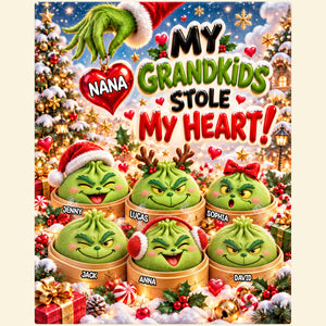 Mischievous Little Bao Buns Blanket - Personalized Gift For Grandmas 04NATN011026