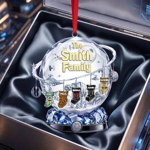 Merry Christmas Stockings Acrylic Ornament - Personalized Christmas Gifts For Family 03ohlu220826