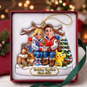 Training Master Couple Ornament - Personalized Gifts For Family 06QHQN290826
