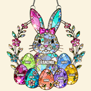 Personalized Easter Gifts For Mother's Day Suncatcher Ornament 01natn060226