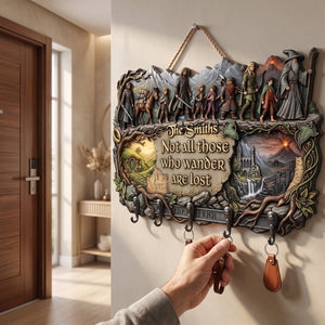 Warriors In Fantastical Journey Acrylic Key Hanger - Personalized Gifts 05naqn140726