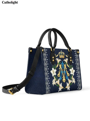 Catholight Crown Of Grace Leather Bag