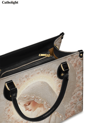 Catholight Rose Halo Devotion Leather Bag