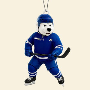 Ice Rink Spirit Christmas Ornament Personalized Gifts For Hockey Players 04HUDT050925-Homacus