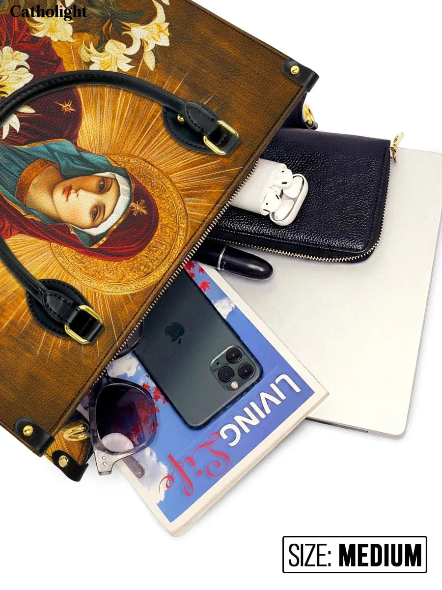 Catholight The Lily Of Purity Leather Bag