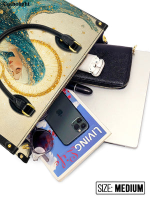 Catholight Divine Mother’s Embrace Leather Bag